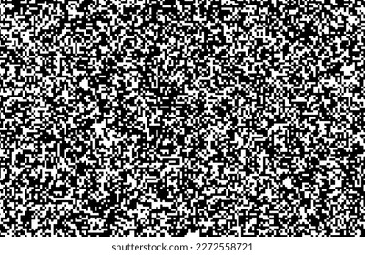 The pixels are scattered. Vector monochrome style. Abstract random squares, background.  Monochrome style.Abstract shapes made of squares. 