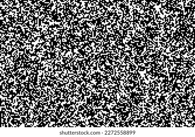 The pixels are scattered. Vector monochrome style. Abstract random squares, background.  Monochrome style.Abstract shapes made of squares. 
