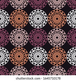 Pixels. Seamless knitted pattern. Norwegian drawing. A warm sweater. Vector illustration for web design or print.