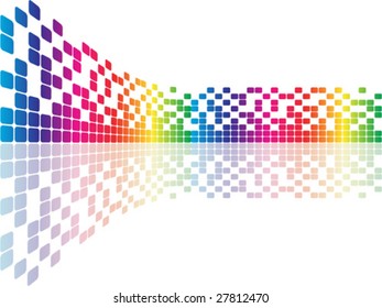 pixels vector illustration