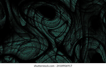 Pixilated abstract Energy background. Halftone effect. Vector image.