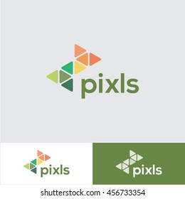 Pixls s Logo Design template 