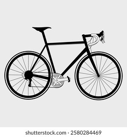 Pixy Bycicle line art vector