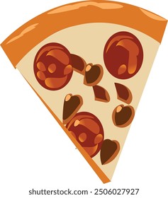 A pizza art, pizza logo template