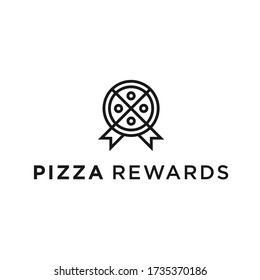 pizza award logo. pizza icon