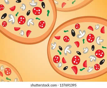 Pizza background