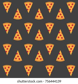 pizza background- vector illustration