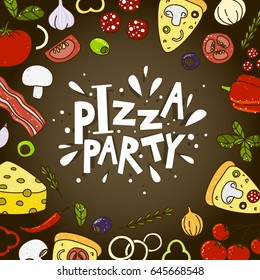 Pizza background for Your design