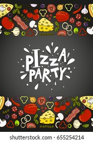 Pizza background for Your design