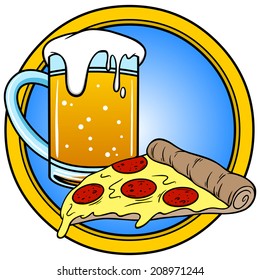 Pizza and Beer