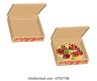  	Pizza box