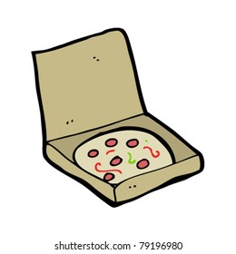 pizza box cartoon