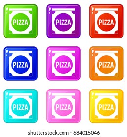 Pizza box cover set 9