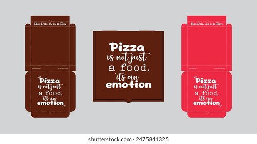 Pizza Box Design, Pizza Packaging Design, Pizza Box Design Template, Ready For Print.