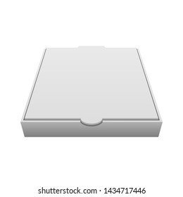 Pizza box vector design illustration isolated on white background