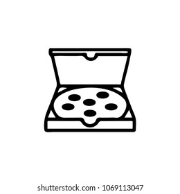 Pizza Box Vector Icon