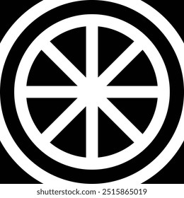 Ilustración de diseño de icono de Vector de caja de pizza