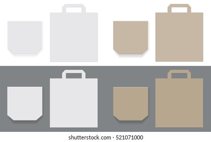 pizza box for your design and logo. Easy to change colors Mock Up Vector