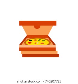 Pizza Boxes Vector Icon