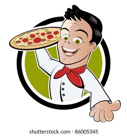 1,081 Pizza man clip art Images, Stock Photos & Vectors | Shutterstock