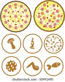 pizza  brown menu