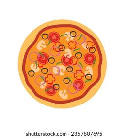 Pizza Bundle icon vector. Pizza illustration sign. fast food symbol. Food logo. pizzeria mark.