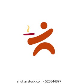 Pizza Cafe Logo Design Template Element