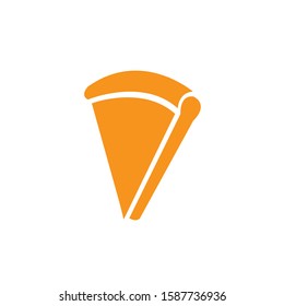 Pizza cafe logo, pizza icon, emblem for fast food restaurant.