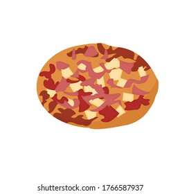  Pizza Cartoon Art Illustration icon
