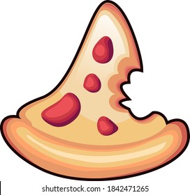 Pizza cartoon vector design illustration