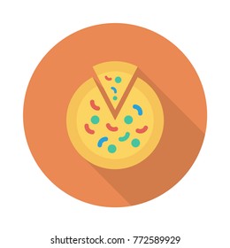 pizza circle flat