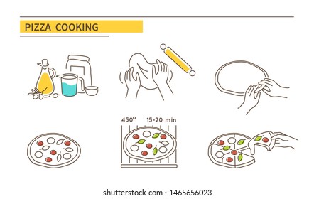 Cooking pizza Images, Stock Photos & Vectors | Shutterstock