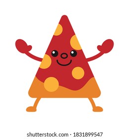 Pizza cute character. good to use for illustration or mascot of your product