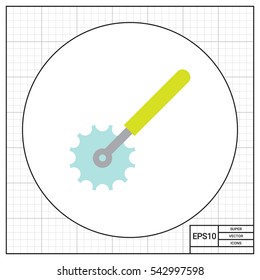 Pizza cutter icon