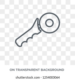 Pizza cutter icon. Pizza cutter design concept from  collection. Simple element vector illustration on transparent background.