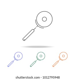 Pizza cutter icon. Element of kitchen accessories multi colored icons for mobile concept and web apps. Thin line icon for website design and development. Premium icon on white background