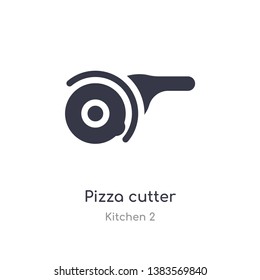 pizza cutter icon. isolated pizza cutter icon vector illustration from kitchen 2 collection. editable sing symbol can be use for web site and mobile app