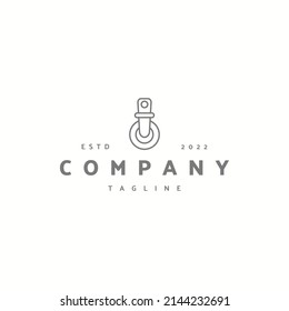 Pizza cutter icon sign symbol hipster vintage logo design vector illustration