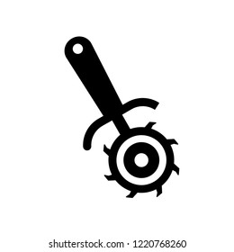 Pizza cutter icon. Trendy Pizza cutter logo concept on white background from kitchen collection. Suitable for use on web apps, mobile apps and print media.
