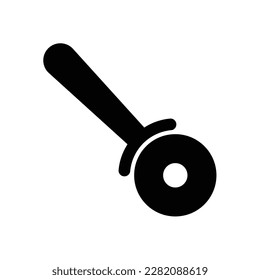 Pizza cutter icon vector on trendy design