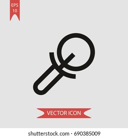 Pizza cutter vector icon, illustration symbol