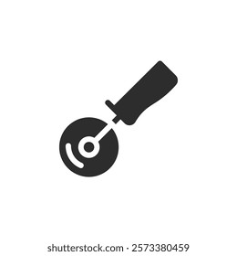 Pizza Cuttier icon web design in vector