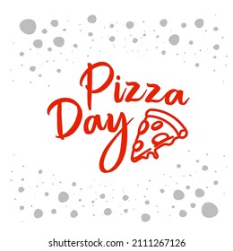 Pizza Day vector design template concept.
