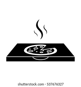 pizza delivery box pictogram