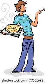 Pizza delivery boy