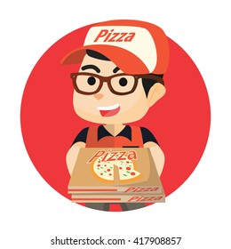 pizza delivery circle