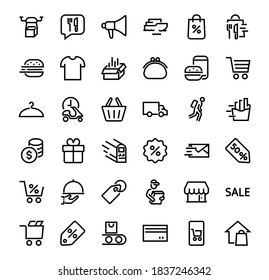 PIZZA DELIVERY, and Food Icon Set Vector thin line, contains courier, home delivery, food ordering, fast transport, drone, ship, car, editable stroke. ICONS circuits.
