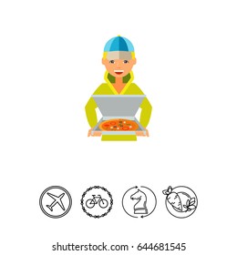 Pizza Delivery Icon