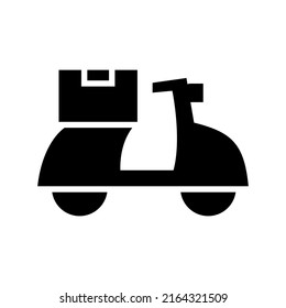 pizza delivery icon or logo isolated sign symbol vector illustration - high quality black style vector icons
