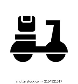 pizza delivery icon or logo isolated sign symbol vector illustration - high quality black style vector icons
